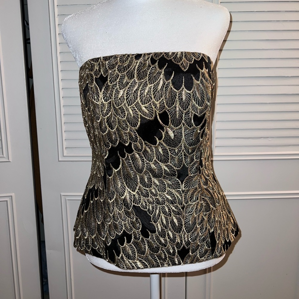 White House Black Market Bustier Tube Top Size 6